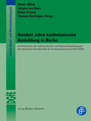 cover image of Hundert Jahre kaufmännische Ausbildung in Berlin